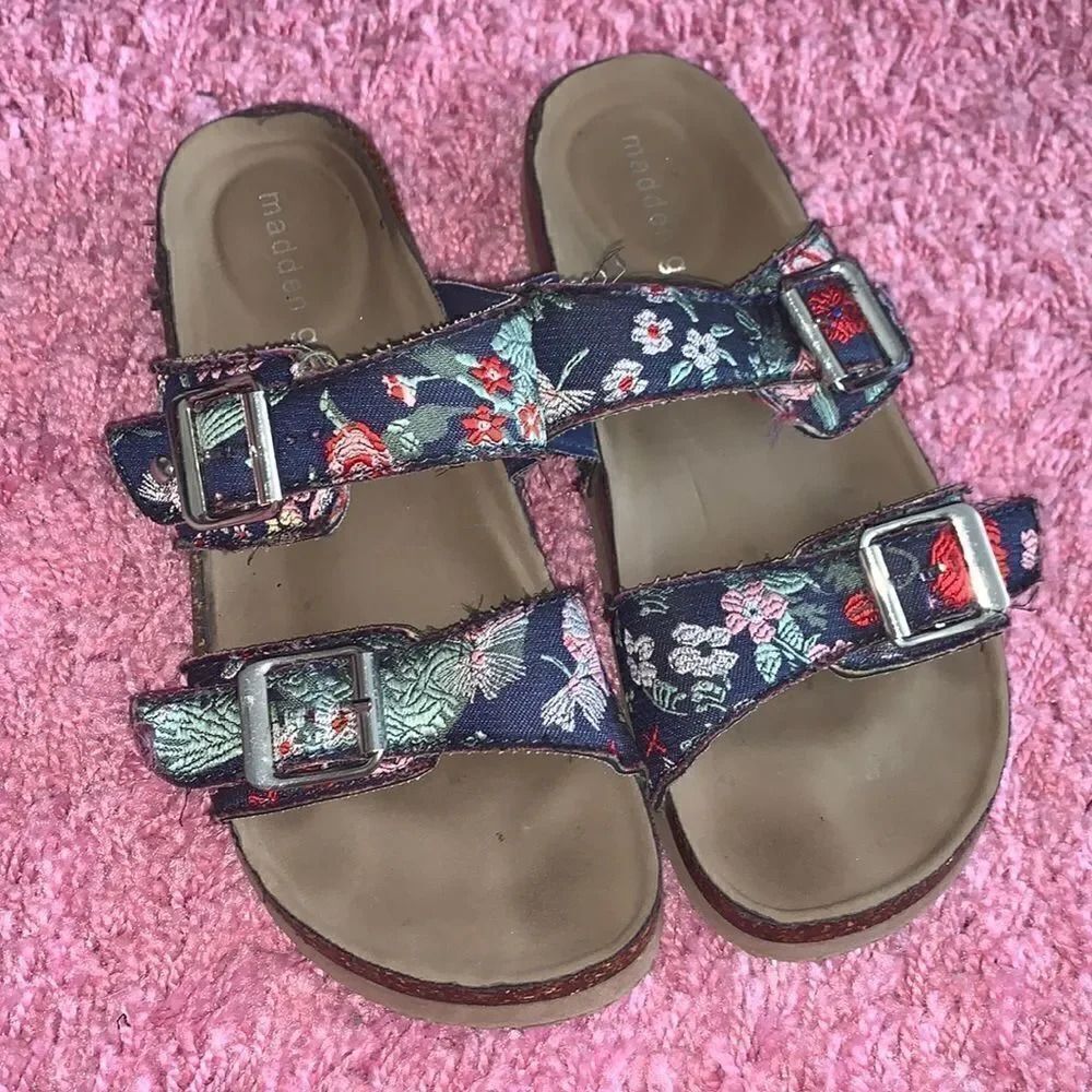Madden Girl  Floral Sandals Size 6